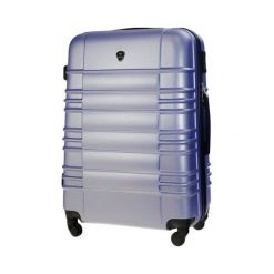 Mała walizka kabinowa ABS 55x37x24cm STL838 lawendowa - S \ fioletowy. Fioletowe walizki Solier, bez wzorów, z gumy. Za 119,00 zł.