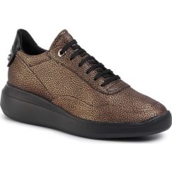 Sneakersy GEOX - D Rubidia A D84APA 000CF C6008 Bronze. Pomarańczowe półbuty damskie Geox, na co dzień, bez wzorów, ze skóry ekologicznej, bez obcasa, bez zapięcia. W wyprzedaży za 309,00 zł.