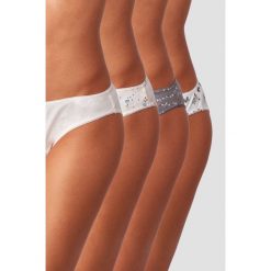 Etam - Figi Gigie (4-pack). Różowe figi marki Etam, xs, z bawełny. Za 59,90 zł.
