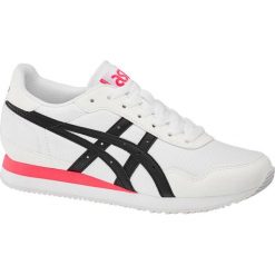 Buty damskie do biegania Asics Tiger Runner Asics białe. Białe buty sportowe damskie Asics, z materiału, sportowe, do biegania. Za 191,00 zł.