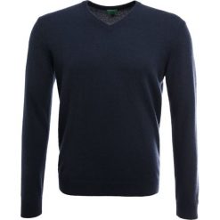 Swetry klasyczne męskie: Benetton Sweter navy