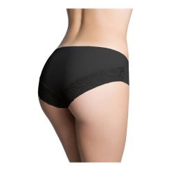 Figi Cheekie Panty Czarne. Czarne panty damskie Julimex, w koronkowe wzory. Za 23,90 zł.