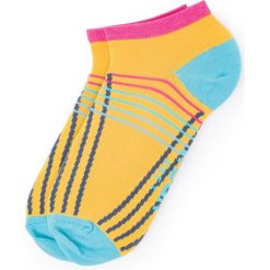 Skarpety Niskie Damskie FREAK FEET - SFAL-YEL Kolorowy Żółty. Żółte skarpetki damskie Freak Feet, bez wzorów, z elastanu. Za 15,00 zł.