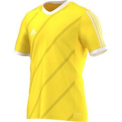 Adidas Koszulka piłkarska męska Tabela 14 żółto-biała r. M (F84835). Żółte t-shirty męskie Adidas, m, do piłki nożnej. Za 62,18 zł.