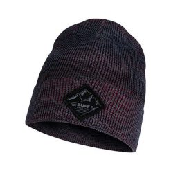 Czapka w kolorze granatowo-czerwonym. Czerwone czapki męskie Buff, z materiału. W wyprzedaży za 74,95 zł.