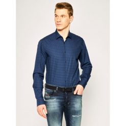 Koszula Karl Lagerfeld 605003 501691. Czarne koszule męskie KARL LAGERFELD, m, bez wzorów, z bawełny, casualowe, bez kołnierzyka, bez rękawów. W wyprzedaży za 479,00 zł.