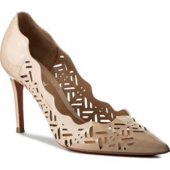 Szpilki BALDININI - 853006P91AZARA7890 Zara Tamarind. Brązowe półbuty damskie Baldinini, bez wzorów, ze skóry, bez obcasa, na obcasie, bez zapięcia. W wyprzedaży za 929,00 zł.