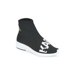 Buty Karl Lagerfeld VITESSE LEGERE. Czarne trampki i tenisówki damskie KARL LAGERFELD, bez wzorów, bez zapięcia. Za 809,00 zł.