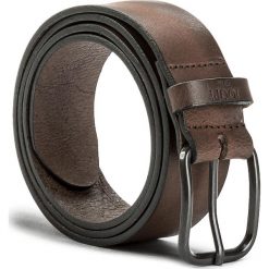 Pasek Męski JOOP! - JEANS 7605 100 Cognac A03. Brązowe paski męskie JOOP!, w paski, z jeansu. W wyprzedaży za 199,00 zł.