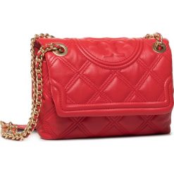 Torebka TORY BURCH - Fleming Soft Small Convertible Shoulder Bag 58102 Brilliant Red 612. Czerwone torebki klasyczne damskie Tory Burch, bez wzorów, ze skóry, klasyczne, bez dodatków. Za 2039,00 zł.