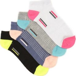 12-pack Mix Kolorów Skarpetki Bright. Szare skarpetki damskie Born2be, bez wzorów. Za 29,99 zł.