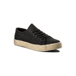 NYLON RED WS170090. Czarne espadryle damskie Nylon Red, bez wzorów, z nylonu, bez obcasa. Za 59,99 zł.