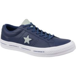 Converse One Star 159722c 41 Granatowe. Szare buty sportowe męskie marki Converse, ze skóry. W wyprzedaży za 289,99 zł.
