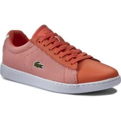 Sneakersy LACOSTE - Carnaby Evo 117 1 7-33SPW1010M2W Org/Wht. Pomarańczowe półbuty damskie Lacoste, ze skóry. W wyprzedaży za 219,00 zł.