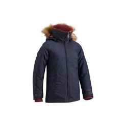 Ciepła parka 500 Warm granat. Niebieskie parki damskie marki FOUGANZA. Za 199,99 zł.