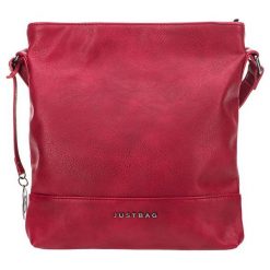 Justbag Damska Torebka 3517 Red. Czerwone torebki klasyczne damskie marki Justbag, bez wzorów, eleganckie, bez dodatków. W wyprzedaży za 174,00 zł.