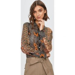 Desigual - Koszula. Bluzki damskie Desigual, na co dzień, s, bez wzorów, z poliesteru, klasyczne, z klasycznym kołnierzykiem, z długim rękawem. Za 359,90 zł.