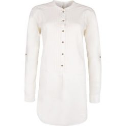 Tunika Pepe Jeans Gina Cream. Tuniki damskie Pepe Jeans, na lato, bez wzorów, z jeansu, bez kołnierzyka, bez rękawów. Za 99,00 zł.