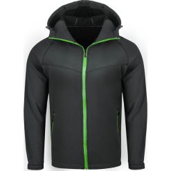 Kurtka męska softshell czarny Recea. Czarne kurtki męskie Recea, xl, bez wzorów, z bawełny, bez kaptura. Za 99,99 zł.