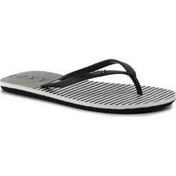 Japonki ROXY - ARJL100683 Bg2. Czarne klapki damskie Roxy, bez wzorów, z tworzywa sztucznego, bez obcasa. Za 69,00 zł.