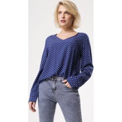 Granatowa Bluzka Go Into. Niebieskie bluzki damskie Born2be, s, w kropki, biznesowe. Za 109,99 zł.