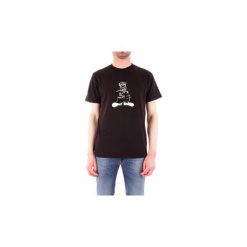 T-shirty z krótkim rękawem C.p. Company 06CMTS192A005318W. Czarne t-shirty męskie marki C.P. Company, s, bez wzorów, bez kołnierzyka, krótkie. Za 358,20 zł.