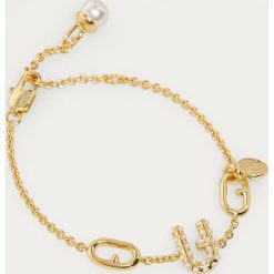 Furla - Bransoletka Pearl. Żółte bransoletki damskie Furla, metalowe. Za 419,90 zł.