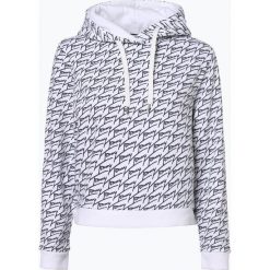 Tommy Jeans - Damska bluza nierozpinana, biały. Białe bluzy damskie Tommy Jeans, xs, z nadrukiem, z jeansu, bez rękawów, bez kaptura. Za 349,95 zł.