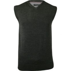 Popielata Elegancka Kamizelka Męska -BRAVE SOUL- Dekolt w Serek (V-neck), Bezrękawnik SWBRSAW18RADIATEcharcoal. Szare swetry męskie Brave Soul, m, bez wzorów, eleganckie, z dekoltem w serek, bez kaptura. Za 59,00 zł.
