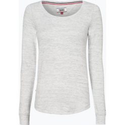 T-shirty damskie: Tommy Jeans - Damska koszulka z długim rękawem, szary