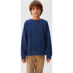 Mango Kids - Bluza dziecięca Marc 110 - 164 cm. Żółte bluzy chłopięce Mango Kids, bez wzorów, z bawełny, bez rękawów, bez kaptura. Za 45,90 zł.