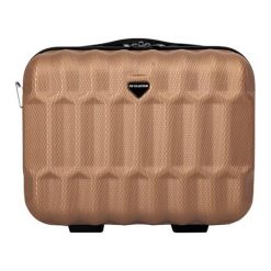 Kosmetyczki męskie: Kosmetyczka w kolorze beżowym – (S)35 x (W)27 x (G)18 cm