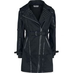 Chemical Black Canal Coat Płaszcz damski czarny. Czarne płaszcze damskie marki Chemical Black, xl, bez wzorów. Za 399,90 zł.