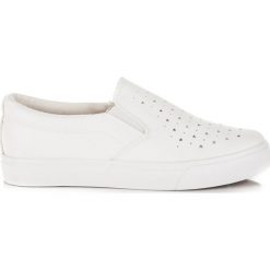 Trampki damskie slip on: Ażurowe Slip Ony CLARIBEL