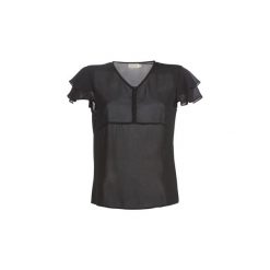 Bluzki Molly Bracken MOLLIUVE. Czarne bluzki damskie Molly Bracken, s, bez wzorów, bez kołnierzyka, bez rękawów. Za 74,50 zł.