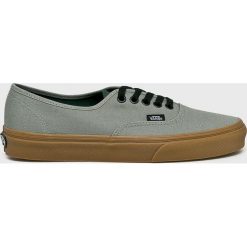 Vans - Tenisówki. Zielone trampki męskie Vans, bez wzorów, z gumy, na sznurówki. W wyprzedaży za 219,90 zł.