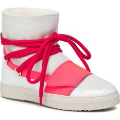 Śniegowce INUIKII - Sneaker 70102-77 Flash Pink. Białe kozaki damskie Inuikii, na zimę, ze skóry, bez obcasa, bez zapięcia. W wyprzedaży za 799,00 zł.