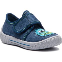 Kapcie SUPERFIT - 3-00270-80 M Blau. Niebieskie sandały chłopięce Superfit, z tworzywa sztucznego, bez zapięcia. Za 129,00 zł.