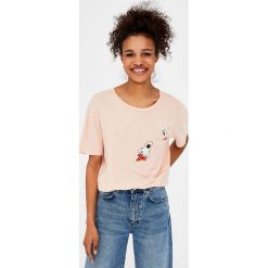 T-shirty damskie: Koszulka basic z rakietą