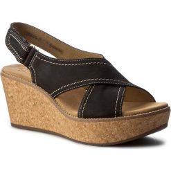 Sandały damskie: Sandały CLARKS – Aisley Tulip 261250804 Black Nubuck