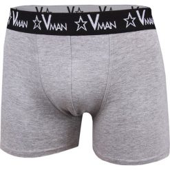 Męskie bokserki VIANIA Vman Grey. Szare bokserki męskie marki Viania, z dzianiny. Za 23,99 zł.