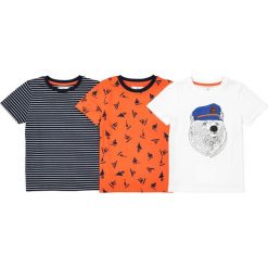 T-shirty chłopięce: 3 T-shirty z nadrukiem 3-12 lat