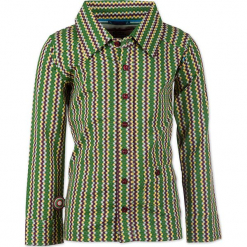 Koszula "Stay High" w kolorze zielonym ze wzorem. Zielone koszule chłopięce marki 4FunkyFlavours Kids, z klasycznym kołnierzykiem. W wyprzedaży za 102,95 zł.