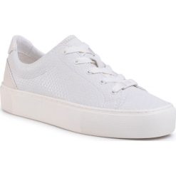 Sneakersy UGG - W Zilo 1109457 Wext. Białe półbuty damskie Ugg, na co dzień, bez wzorów, ze skóry, bez obcasa, na płaskiej podeszwie, bez zapięcia. Za 479,00 zł.
