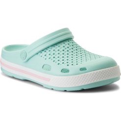 Chodaki damskie: Klapki COQUI – Lindo 6413 Lt Mint/White