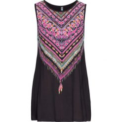 Topy damskie: Top z nadrukiem w stylu etno bonprix czarny z nadrukiem