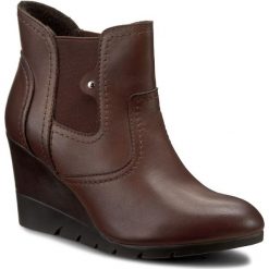 Botki SERGIO BARDI - Loriana FW127283117DP 105. Brązowe buty zimowe damskie marki Sergio Bardi, z gumy, na koturnie. W wyprzedaży za 189,00 zł.