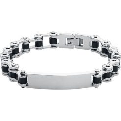 Gliederkette Bransoletka - Łańcuch czarny/odcienie srebrnego. Czarne bransoletki męskie marki Gliederkette, srebrne. Za 99,90 zł.