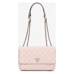 Guess Cessily Cross body bag Beżowy. Brązowe torebki klasyczne damskie Guess, w paski, z poliesteru, bez dodatków. Za 566,95 zł.