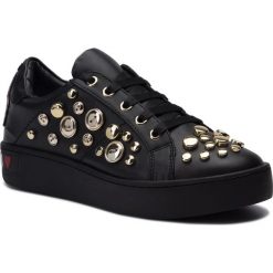 Sneakersy LOVE MOSCHINO - JA15103G18IB0000 Nero. Czarne półbuty damskie Love Moschino, ze skóry ekologicznej. Za 899,00 zł.